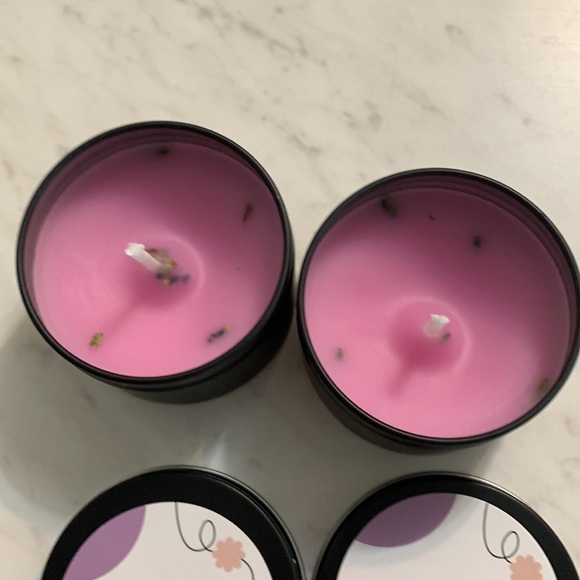 Handmade Soy Wax Candles Set of 2 - Soy Candles burns clean - Picture 4 of 6